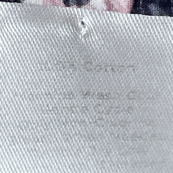 Talbots Woman 22W Pink Black White Floral Button Down Long Sleeve Shirt - Picture 7 of 7